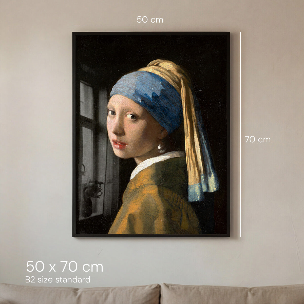 Girl with a Pearl Earring - Art Print