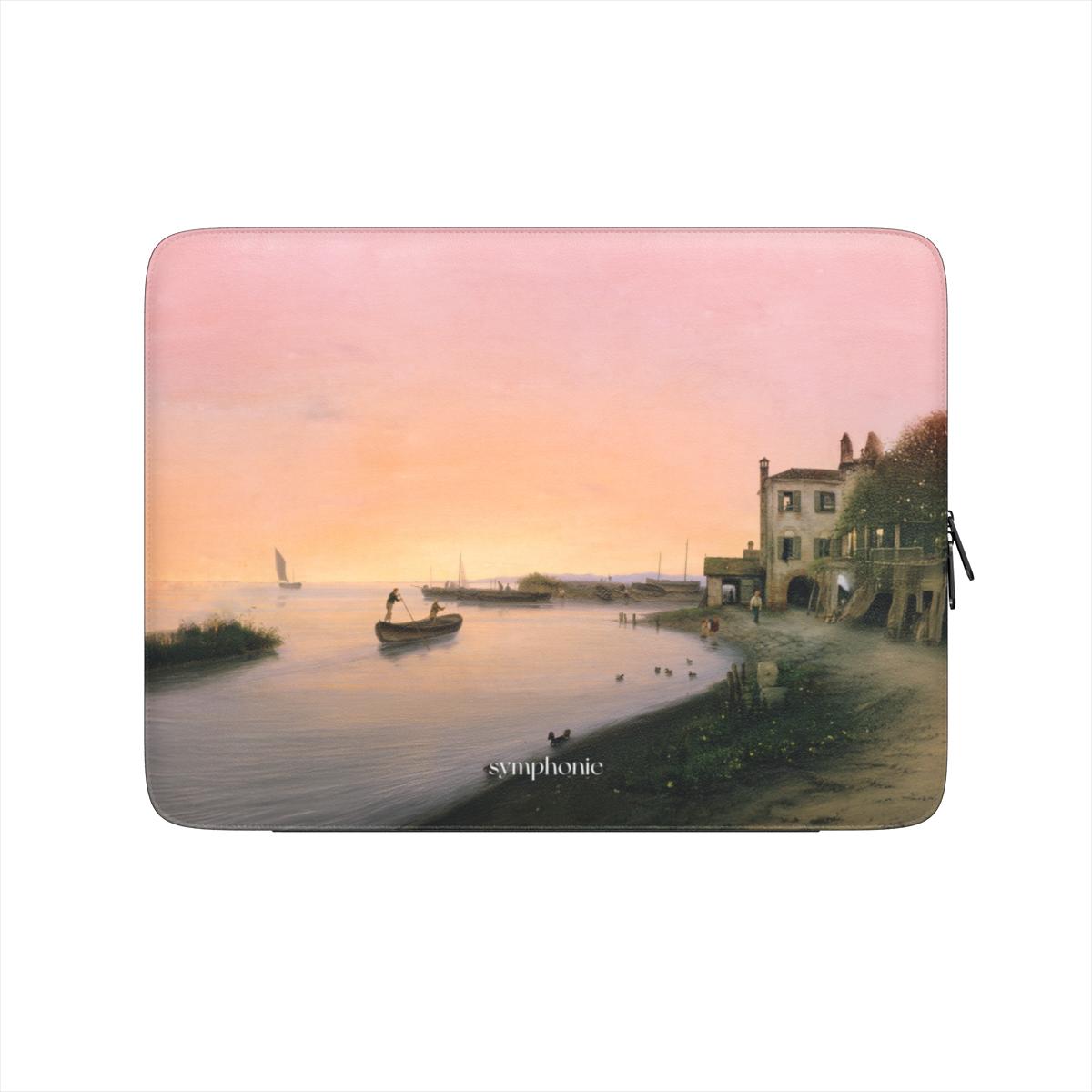 Chioggia vor Sonnenaufgang - Laptop Sleeve