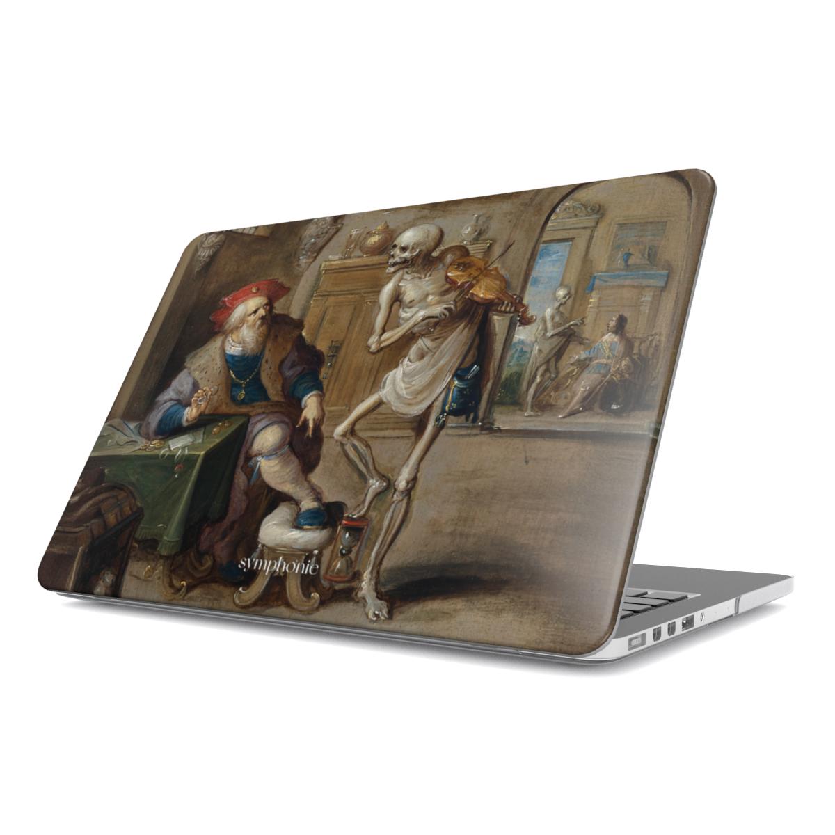 Death and the Miser - MacBook case
