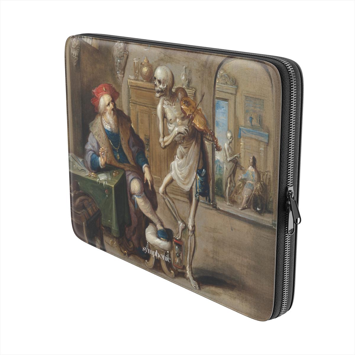 Death and the Miser - Laptop Sleeve