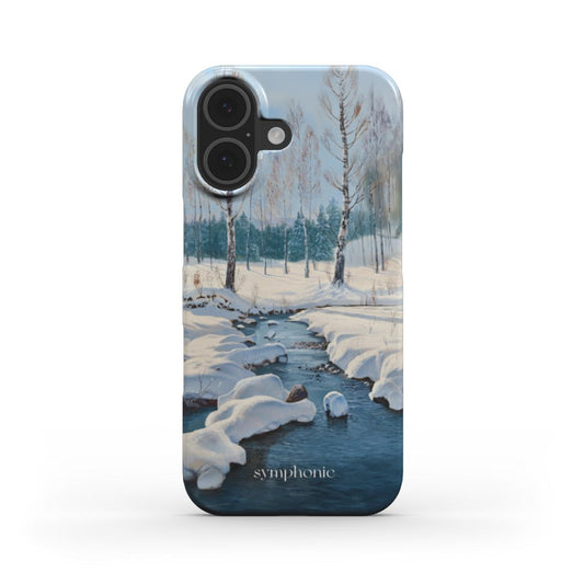 Winter Landscape with a Creek - Snap