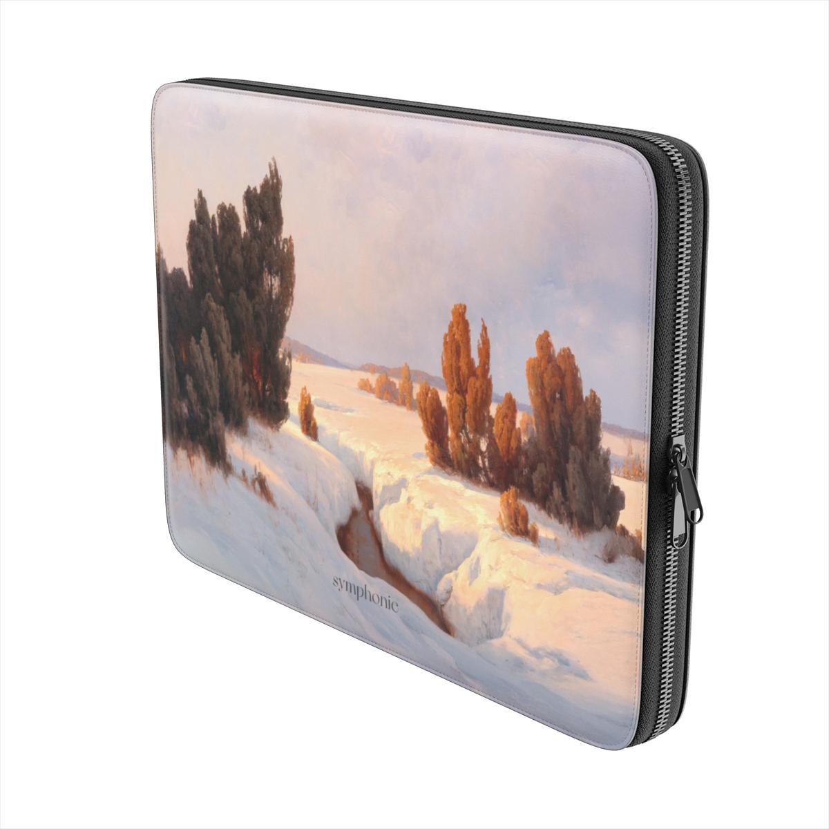 Winter Landscape in the Sun - Laptop Sleeve