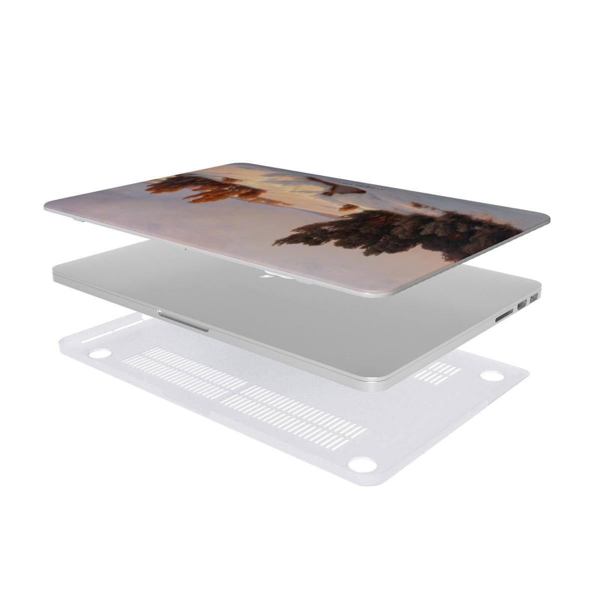 Winter Landscape in the Sun - MacBook case