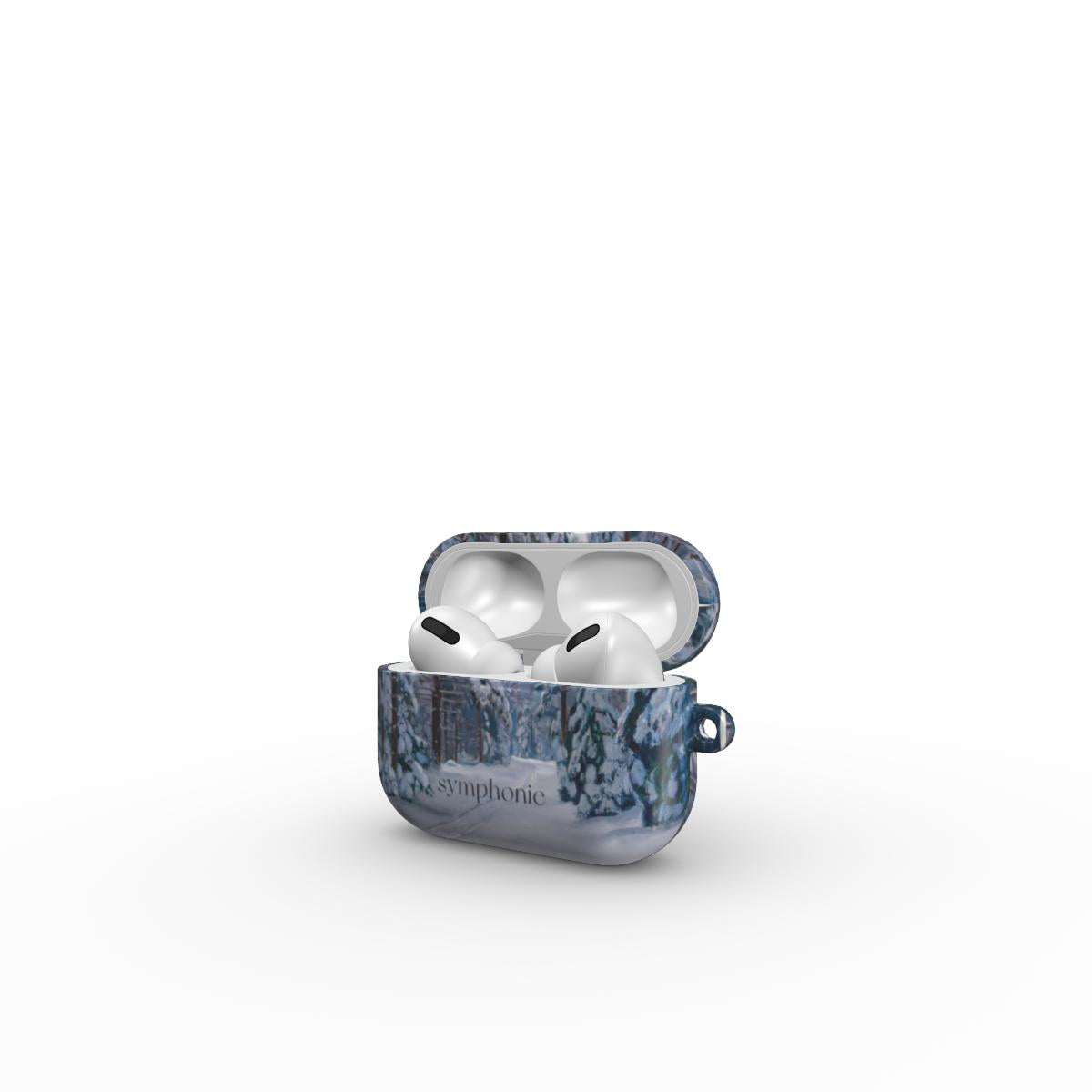 Verschneiter Waldweg - AirPods case