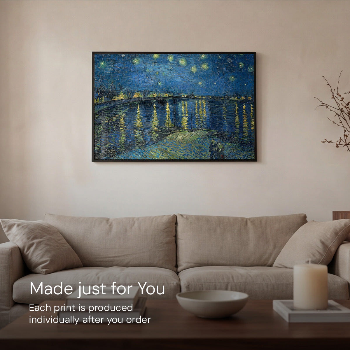 Starry Night Over the Rhône - Art Print